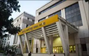 MBBS counselling at Agnelina Genghat Medical College building, showcasing medical education and guidance for prospective medical students.