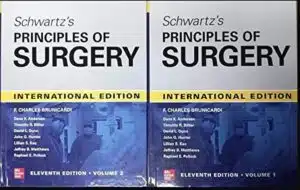Principles of surgery textbook cover, essential for medical students, MBBS counselling & medical aspirants seeking comprehensive surgical education resources.