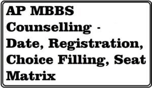 AP MBBS Counselling