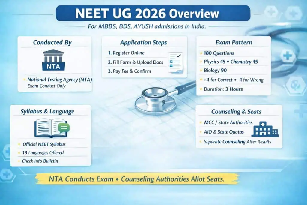 NEET UG 2026 Application, Important Dates, Syllabus